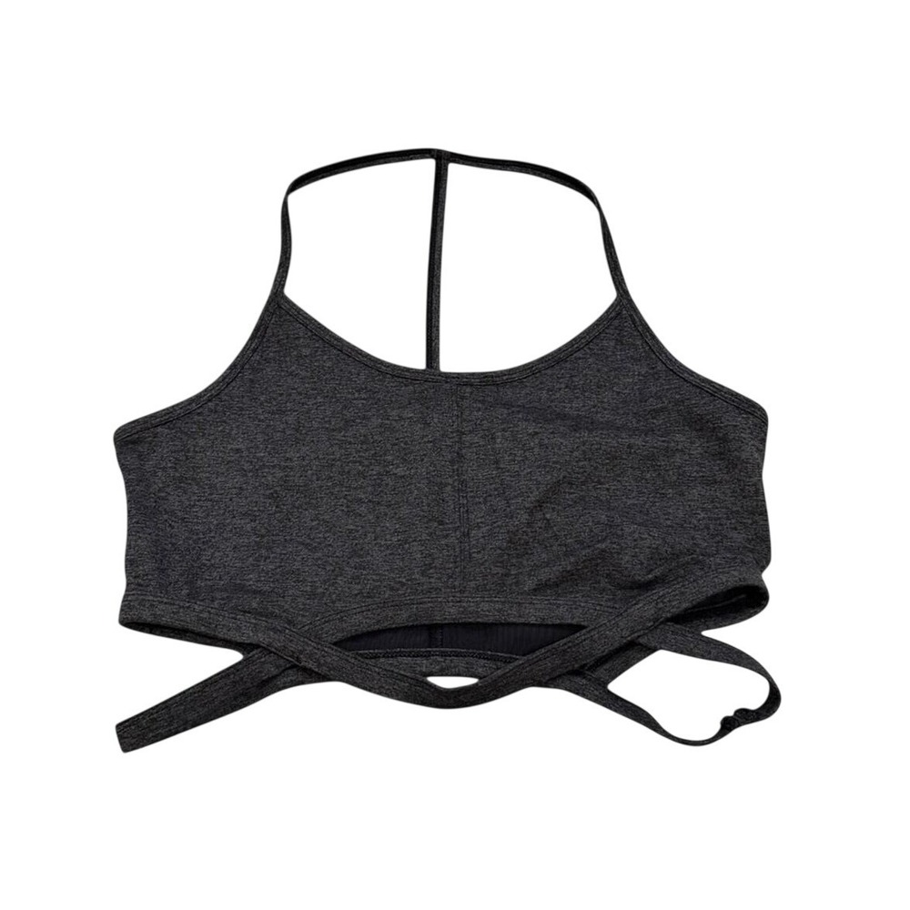 FP Movement Free People Infinity Sports Bra Large Heather Gray NWT $58 Retail